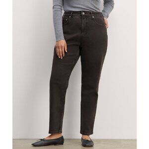 NWT Everlane The Curvy Cheeky Hourglass Jean Womens 24 Crop Washed Black